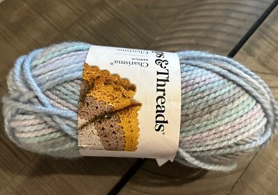 Loops & Threads Charisma Yarn Acrylic, " Rainy Day " Blues Grays - Image 1 of 4