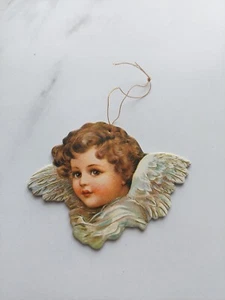 Angelo Ornamento Cartone Rigido 1984 Merrimack Corpo Editore Natale Religioso - Foto 1 di 4