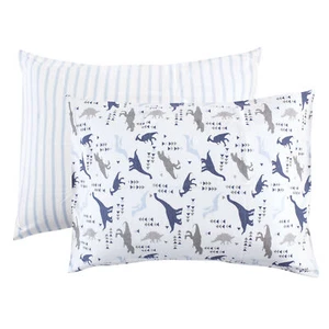 Touched by Nature Baby Boy Organic Cotton Toddler Pillowcase, Dino, One Size - Picture 1 of 2