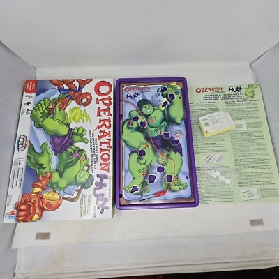 Hasbro Operation Silly Skill Game Hulk Edition Marvel Super Hero Squad Complete - Image 1 of 4