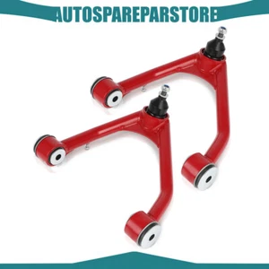 Front Upper Control Arm 2-4" Lift Red For 07-14 Escalade 07-18 Silverado 1500 - Picture 1 of 9