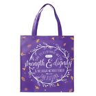 Reusable Shopping Tote Bag for Women: Strength & Dignity - Proverbs 31:25
