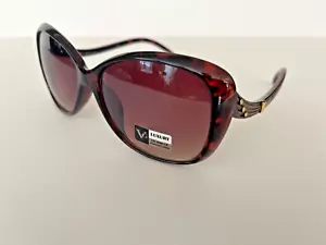 Sehr guter Zustand Luxus Damen Designer übergroße Sonnenbrille volles Gestell 100 % UV400 - Bild 1 von 9