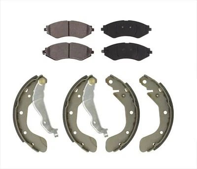 Ceramic Front Pads & Organic Brake Shoes for Chevrolet Aveo Aveo5 05-11 - Image 1 of 4
