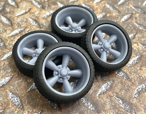 Resin 21/20 inch “Torq Thrust-D” model car wheels with Deep Offset, 1/24, 1/25 - Picture 1 of 10