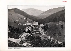 Petzer Pec pod Sněžkou + Prinz Heinrich-Baude 1907 orig. Photodrucke - Picture 1 of 2