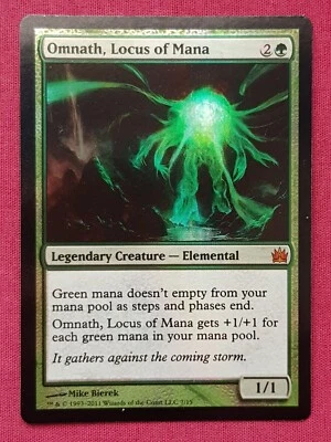 Magic The Gathering FROM THE VAULT LEGENDS FOIL OMNATH LOCUS OF MANA card MTG - Image 1 of 2