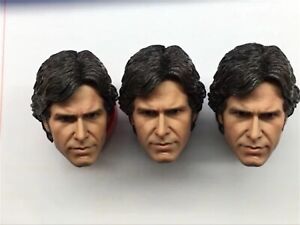 1/6 Young Harrison Ford Head Sculpt Han Solo Head DIY 12''Action Figure