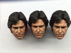 Figura de acción de 12"" cabeza esculpida cabeza Han Solo joven Harrison Ford 1/6 hágalo usted mismo - Imagen 1 de 4