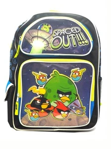 ANGRY BIRDS 16" inches Large Backpack For Kid BRAND NEW Licensed - Spaced Out ! - Picture 1 of 1
