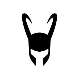 Avengers Loki Helmet - Vinyl Decal Laptop Decal Bumper Sticker Window Sticker - Picture 1 of 1