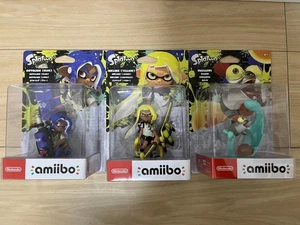 Amiibo Juego de 3 Piezas Splatoon 3 Inkling Amarillo/Azul Octoling/Cojak - Imagen 1 de 3