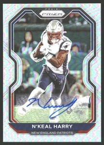 N'KEAL HARRY 2020 PANINI PRIZM #23 SILVER AUTO NEW ENGLAND PATRIOTS - Picture 1 of 3
