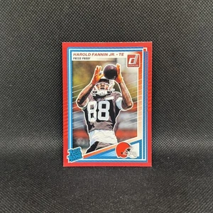 Harold Fannin Jr PRUEBA DE PRENSA ROJO Cleveland Browns 2025 Donruss #373 Clasificado Novato - Imagen 1 de 2