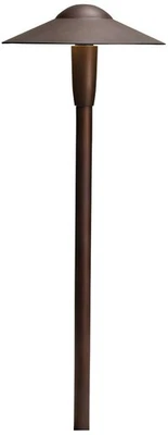 Kichler Landscape 8 1/4" Wide LED Bronze Dome Path Light - Image 1 of 2