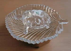 Juego de tortugas de vidrio transparente GREEN-KIVVI - Simboliza la longevidad  - Imagen 1 de 4