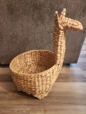 Opalhouse Llama Jacinto de Agua Grande Tejido Cesta Almacenamiento Planta Soporte 22” Alto Foto 1 de 4
