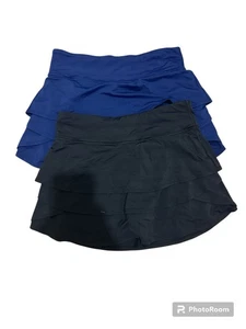 BUNDLE Athleta Girl’s Swagger Skirt Skort Ruffled Tiered Size 14 - Picture 1 of 6