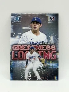 2025 Bowman Chrome Roki Sasaki RC Greatness Loading #GL-23 Los Angeles Dodgers - Picture 1 of 2