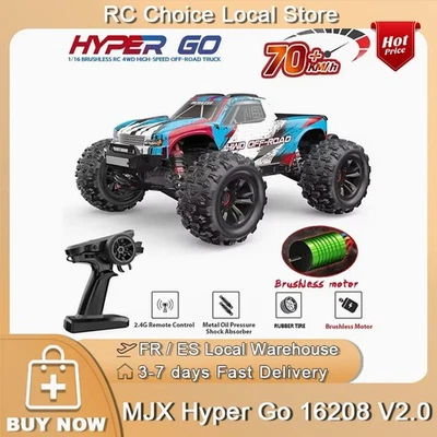 1:16 RC Auto 4WD Off-Road Racing Truck Bürstenlos 2,4GHz Fernbedienung Spielzeug - Bild 1 von 4