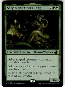 Saryth, the Viper's Fang Foil - Innistrad: Midnight Hunt Promos MTG-NM - Bild 1 von 2