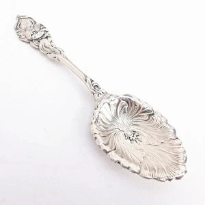 Tulip (1910) by Fessenden Sterling Figural Flower Bowl Sugar Spoon Monogrammed C - Picture 1 of 6