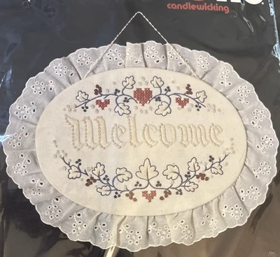 De colección Raras Dimensiones AMERICANA SIGNO DE BIENVENIDA 1983 Kit de recolección de velas 4100 Foto 1 de 3