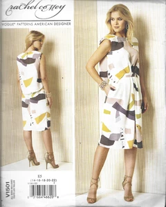 Plus Size VOGUE American Designer Rachel Comey Pattern #V1501-Misses Dress 14-22 - Picture 1 of 1