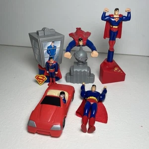 Vintage 1997 Burger King Kid's Club Toys DC Comics Superman Adventures, Complete - Picture 1 of 12