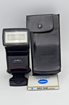Minolta Maxxum 4000 AF Flash, Cases, For Maxxum/Dynax/Alpha Diffuser TESTED - Image 1 of 4