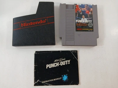 Mike Tyson's Punch-Out!! Nintendo NES w/ Manual, Sleeve Authentic- Tested - Image 1 of 4