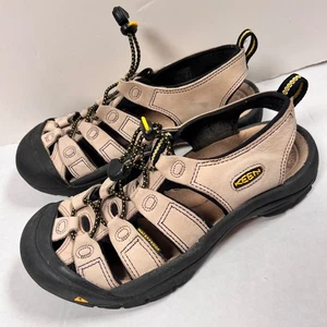 Mens KEEN Shoes Size 8  H2 Water Sandal Waterproof Beige Black Hiking - Picture 1 of 10