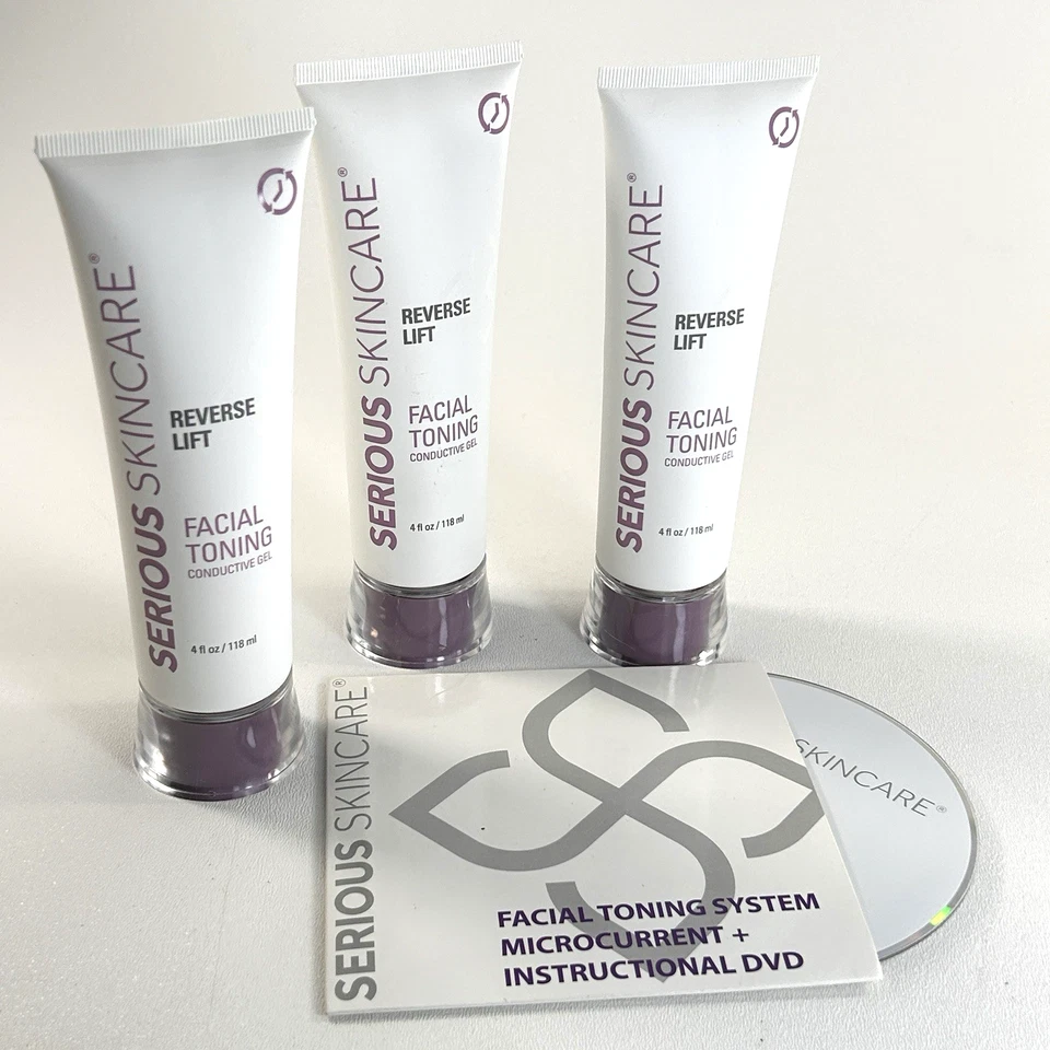 Gel conductor tonificante facial lifting inverso cuidado de la piel serio 4 floz lote de 3 NUEVO Foto 1 de 4