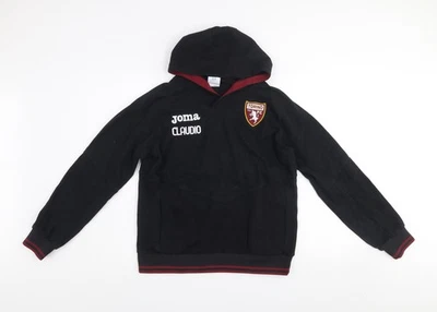 Joma Mens Black Torino FC Pullover Hoodie Size M Football Sportswear - Image 1 of 4
