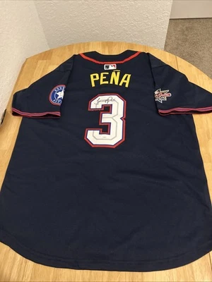 Jeremy Pena Houston Astros Autographed 2025 All Star Jersey JSA Certified - Image 1 of 4