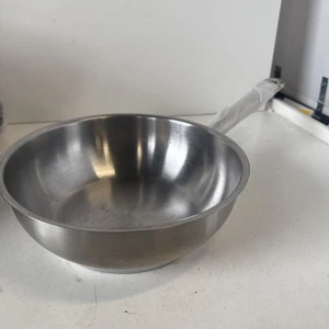 Vogue M947 Stainless Steel Saute Pan 200mm Induction Frying Kitchen Cookware, - Picture 1 of 5