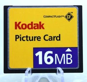 Carte mémoire Kodak 16 Mo CompactFlash CF carte photo - Photo 1 sur 2