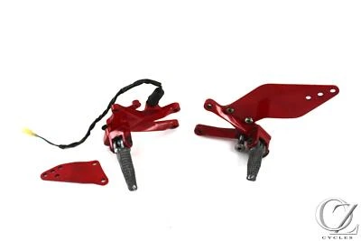 06-07 Juego de clavijas reposapiés izquierdo derecho Kawasaki Ninja ZX10R ZX10 Foto 1 de 4