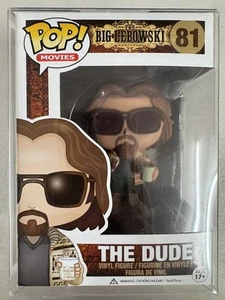 The Dude 81 ~ The Big Lebowski ~ Funko Pop Vinyl ~ NEAR MINT + FREE PROTECTOR - Picture 1 of 7