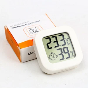 Mini Indoor Thermometer LCD Digital Temperature Room Hygrometer Gau*j* - Bild 1 von 14