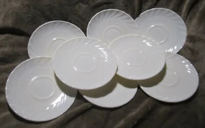 Platillo Arcopal Trianon Moonlight Blanco Marfil Festoneado 5.5" Platillo. Vintage. - Imagen 1 de 5