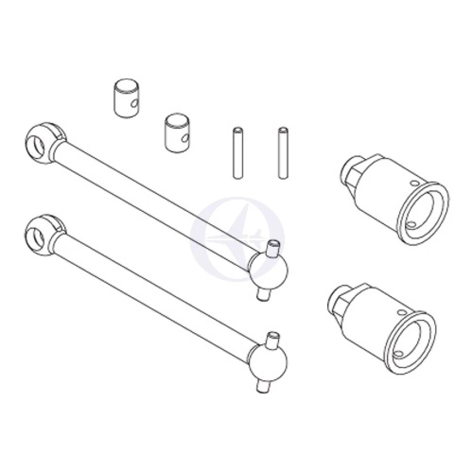 PD7860 Thunder Tiger Antriebswelle vorne TA TRA^ - Bild 1 von 1