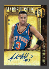 2013-14 Panini Gold Standard Mark Of Gold John Starks  Auto #24/49