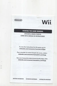 Visualizzazione Manuale Elettronico Nintendo Wii-U SOLO MANUALE Autentico - Foto 1 di 1