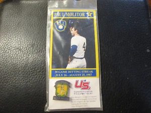 PAUL MOLITOR  COMMEMORATIVE  PIN   SEALED    (RARE) - Picture 1 of 1