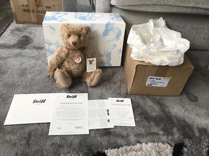 OSO MOHAIR RUBIO OSCURO STEIFF ""OSO DE PELUCHE SINCLAIR"" EAN 036262 104\1500 - Imagen 1 de 5