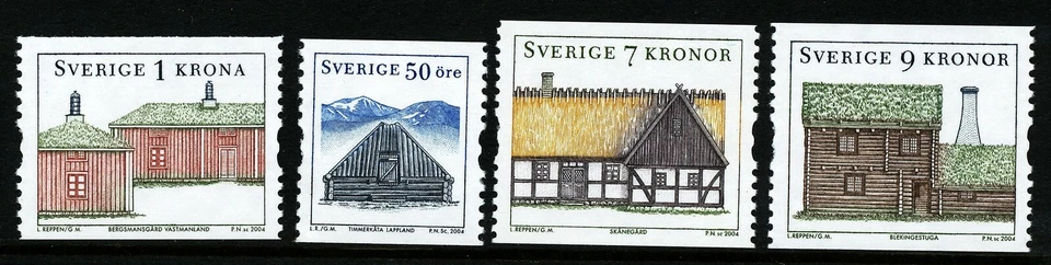 Sweden 2004 Landscape houses 3. MNH - Image 1 of 1
