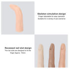 3Pcs Finger Model Simulation Bendable Embedded Nail Finger For Nail Artistss BST
