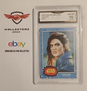 2020 TOPPS Star Wars Living CARA DUNE Gem MINT GMA 10 #127π₯ - Picture 1 of 1