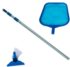 🏊♂️Intex 28002 Kit Pulizia Piscine Asta Telescopica Retino Spazzola 488 Cm - Picture 1 of 6